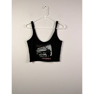 Halloween Horror Movie Crop Top Tank Top Women's Sz XS